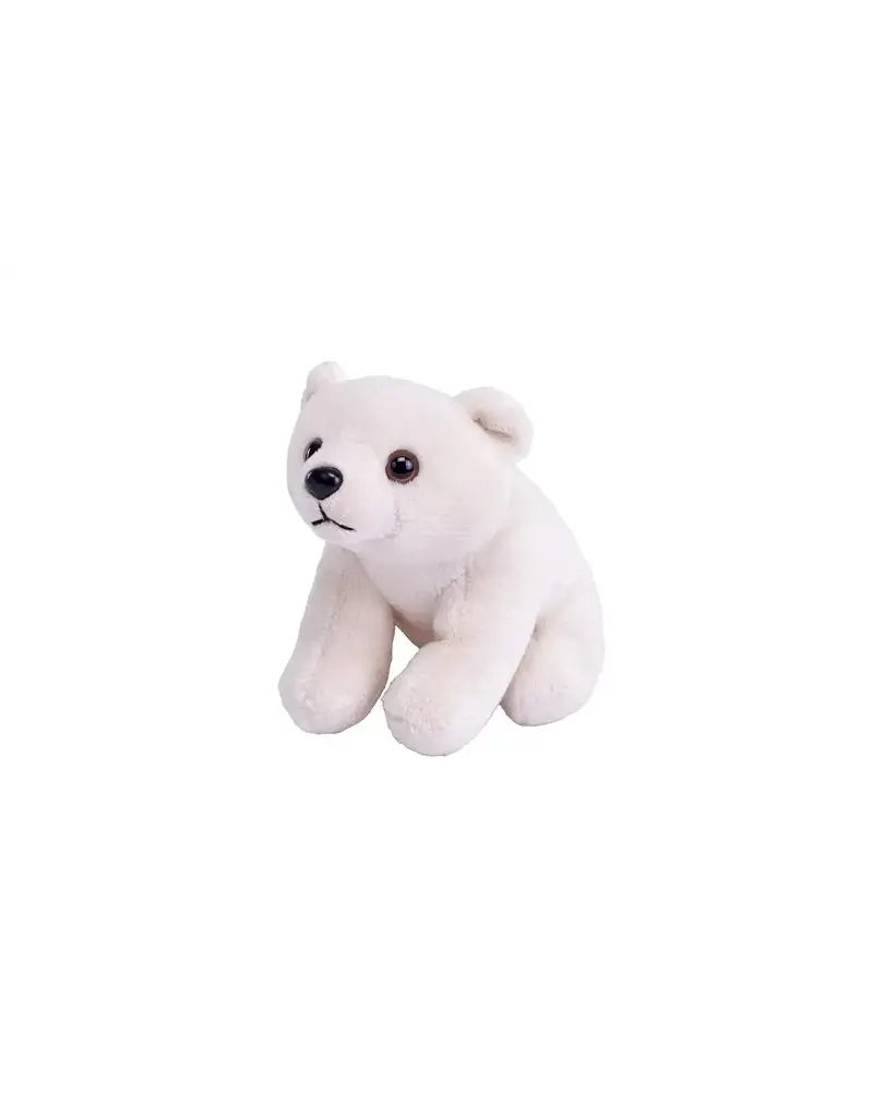 Wild Republic Plush PocketKins Eco Polar Bear (5")