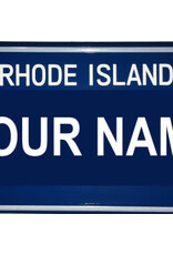 Voorco Designs RI Mini License Plate 4" x 2.25" - Makenzie