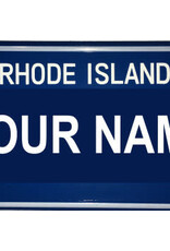 Voorco Designs RI Mini License Plate 4" x 2.25" - Everly