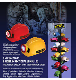 Squire Boone Village Official Miner Pow! Science! Mining Company - Helmet - Blue w/ Black Ring