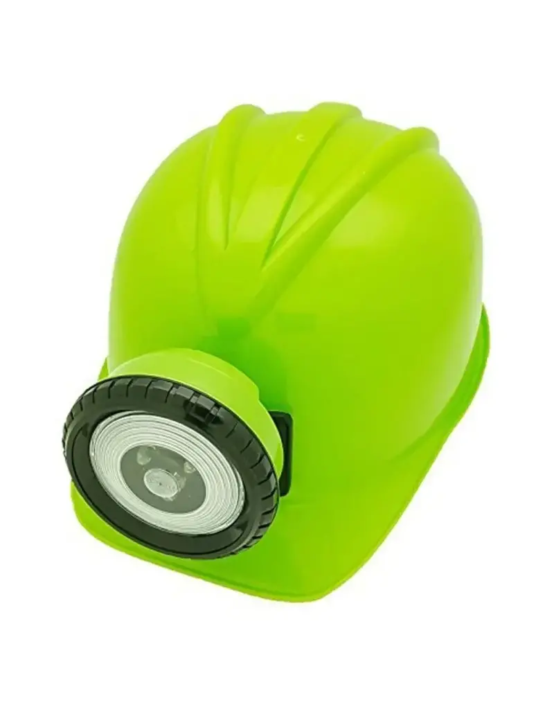 Squire Boone Village Official Miner Pow! Science! Mining Company - Helmet - Lime Green