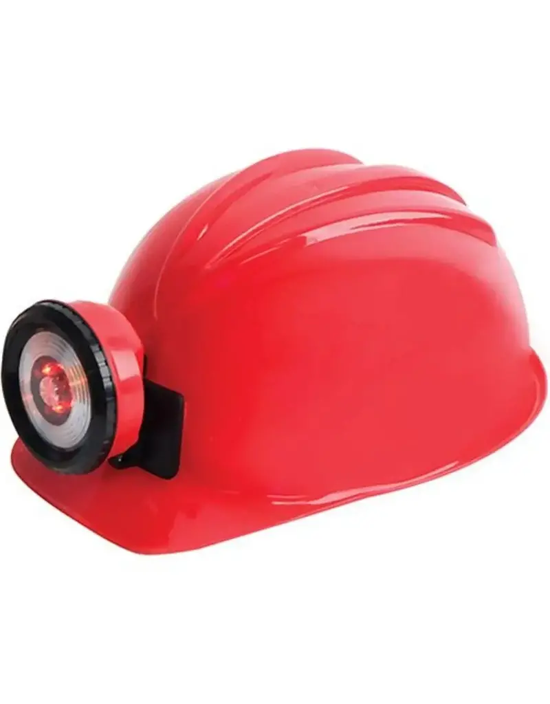 Squire Boone Village Official Miner Pow! Science! Mining Company - Helmet - Red w/ Black Ring
