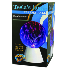 Heebie Jeebies Science Gadget Tesla's Lamp Plasma Ball (6")