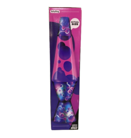 Schylling Toys Lava Lamp Floating Molecule - Purple Lava in Pink Liquid (14.5")