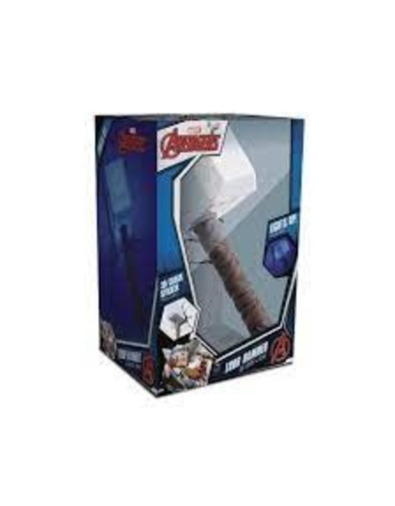 3DLightFX 3D Marvel Kid's Bedroom Wall Night Light - Thor's Hammer
