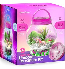 Dan&Darci Light-Up Unicorn  Terrarium Kit