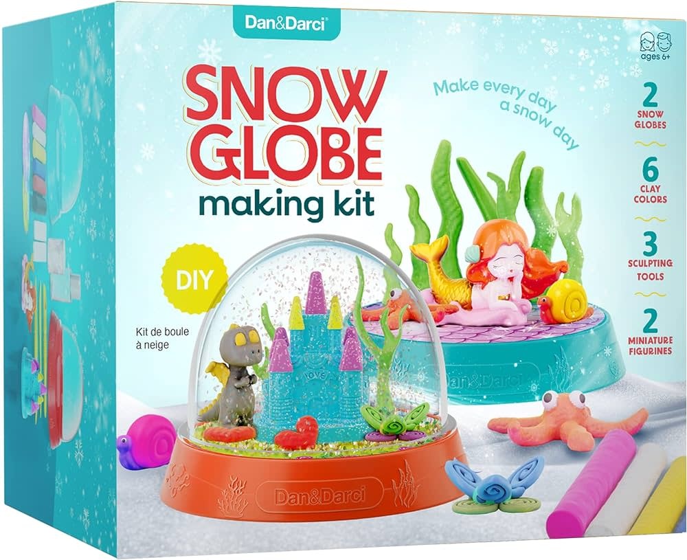 Dan&Darci Dan & Darci Snow Globe Making Kit Pow Science LLC