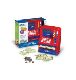 Learning Resources Pretend & Play Teaching ATM Bank