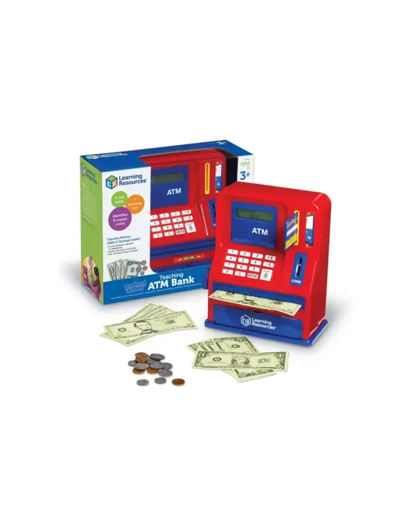 Learning Resources Pretend & Play Teaching ATM Bank