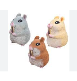 Schylling Toys Novelty Chonky Cheeks Hamster (Colors Vary; Sold Individually)