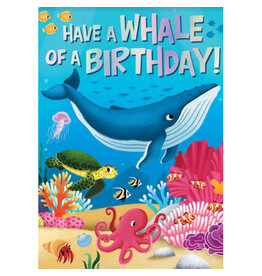 Playhouse Card - Happy Birthday - Ocean Life Foil Card