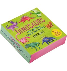 Peter Pauper Press Educational Dinosaurs Lunch Box Notes For Kids! (50 cards)