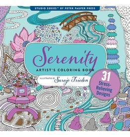 Peter Pauper Press Artist's Studio Coloring Book - Serenity