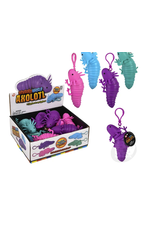 The toy network Fidget Wiggle Sensory Axolotl Backpack Clip