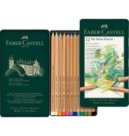 Faber-Castell Pitt Pastel Pencils Metal Tin -  12ct