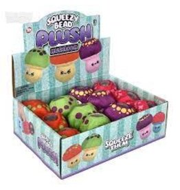 The toy network Squeezy Bead Plush - MUSHROOM