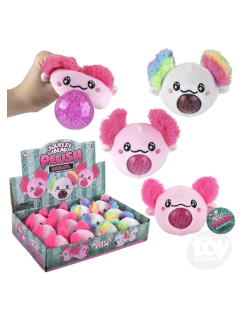 The toy network Squeezy Bead Axolotl (Colors Vary)