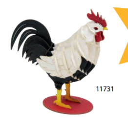 Fridolin Craft 3D Paper Model Rooster