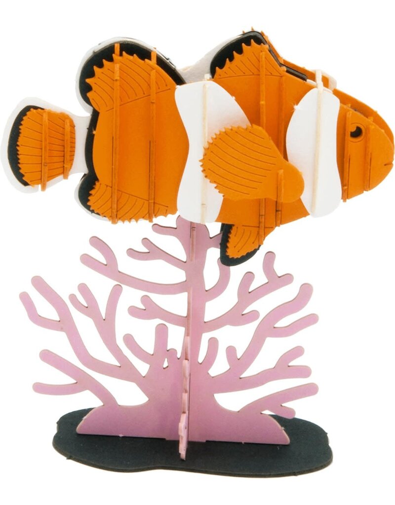 Fridolin Craft 3D Paper Model Clownfish