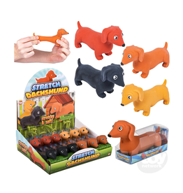 The toy network Novelty Stretch Dachshund (Sold Individually; Colors Vary)