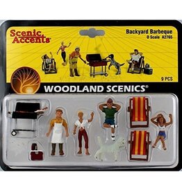 Woodland Scenics Hobby HO Backyard Barbeque