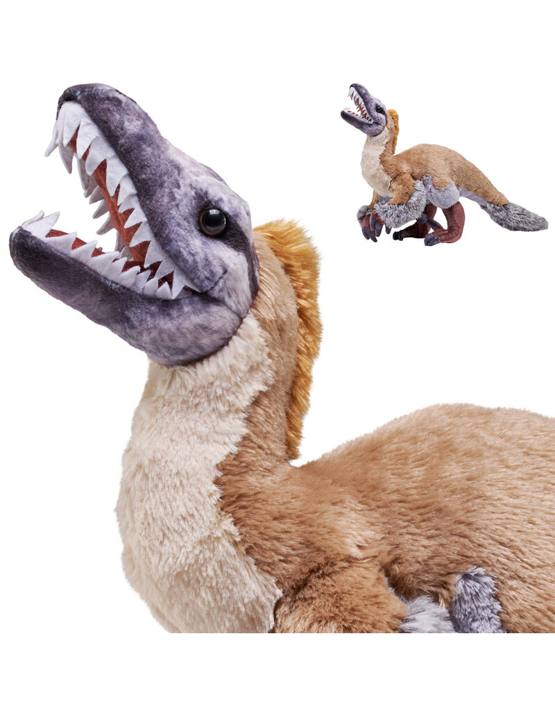 Wild Republic Plush Artist-Dino Velociraptor