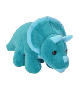 Wild Republic Plush PocketKins Eco Triceratops (5")