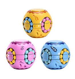 Toyarina Fidget Magic Bean Spinner Puzzle Ball (Sold Individually, Assorted Colors)