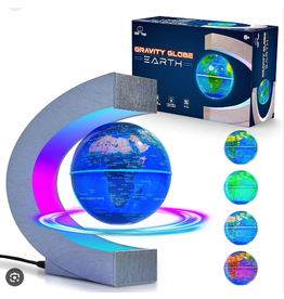 USA Toyz Lamp Gravity Levitating Earth Globe