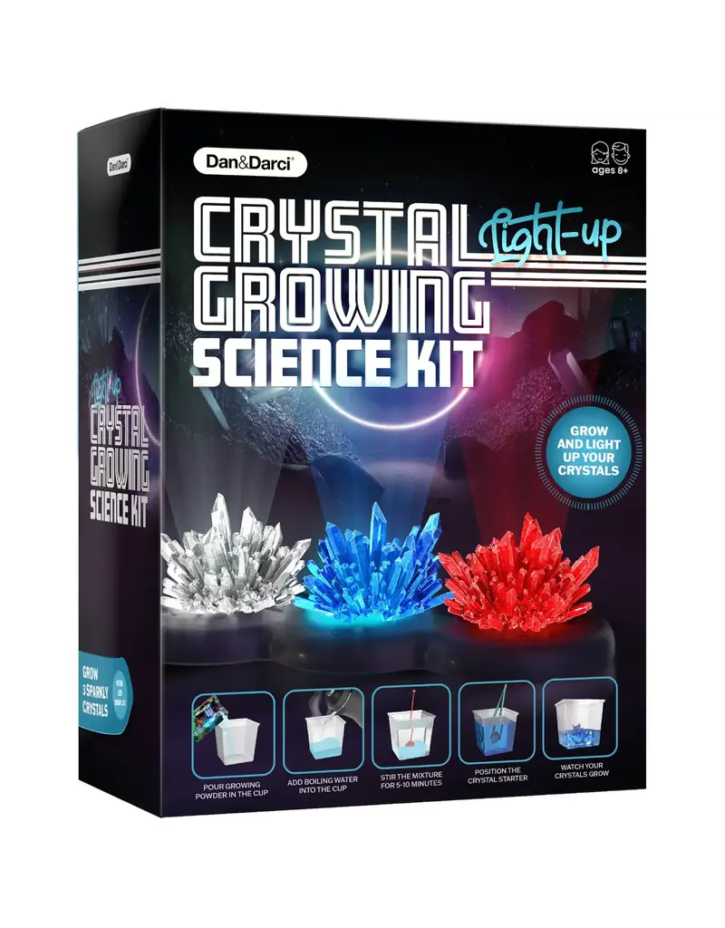 Dan&Darci Science Kit Light Up Crystal Growing