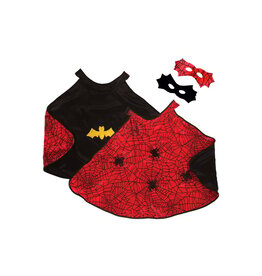 Creative Education (Great Pretenders) Costume Reversible Spider/Bat Cape & Mask (Size 2-3)