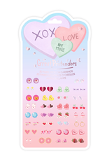 Creative Education (Great Pretenders) Candy Heart Valentine Sticker Earrings