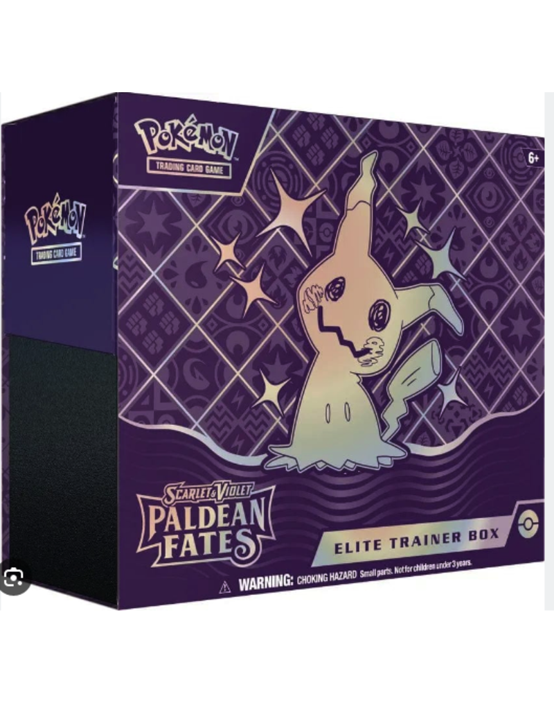R & M Distributors Collectable Pokémon Scarlet & Violet Paldean Fates Elite Trainer Box