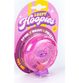 Blue Orange Loopy Hoopies Pink Hearts