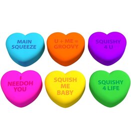 Schylling Toys Needoh Teenie Squeeze Hearts (Assorted Colors)