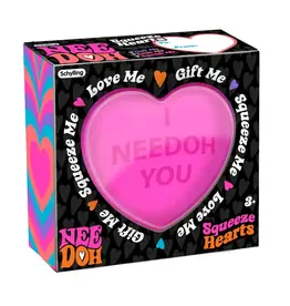 Schylling Toys Needoh Squeeze Hearts (Assorted Colors)