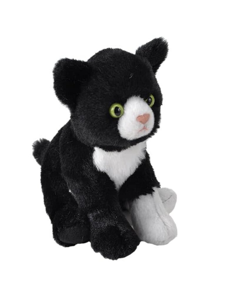 Wild Republic Plush PocketKins Eco Tuxedo Cat (5")