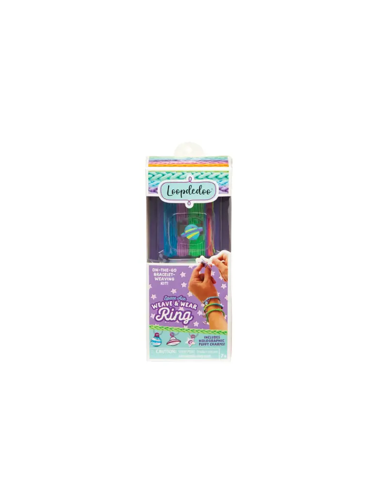 Ann Williams Group Craft Kit Loopdedoo Weave and Wear Ring - Space Ace