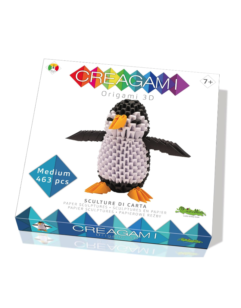 Smart Toys & Games Creagami - Penguin 3D Origami Set ( Medium - 463 Pcs)