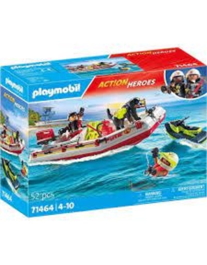 Playmobil Playmobil Action Heroes Fireboat with Aqua Scooter