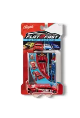 LUKI LAB Novelty Flat 2 Fast Card Racers Red Car 72