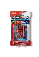 Luki Labs Novelty Flat 2 Fast Card Racers Red Car 72