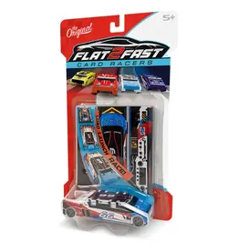 LUKI LAB Novelty Flat 2 Fast Card Racers Sky White Car 66