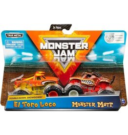 Spin Master Monster Jam 1:64 Scale Monster Truck 2 Pack - El Toro Loco vs Monster Mutt