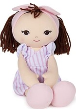 Gund Plush Toddler Doll - Pink Striped Dress