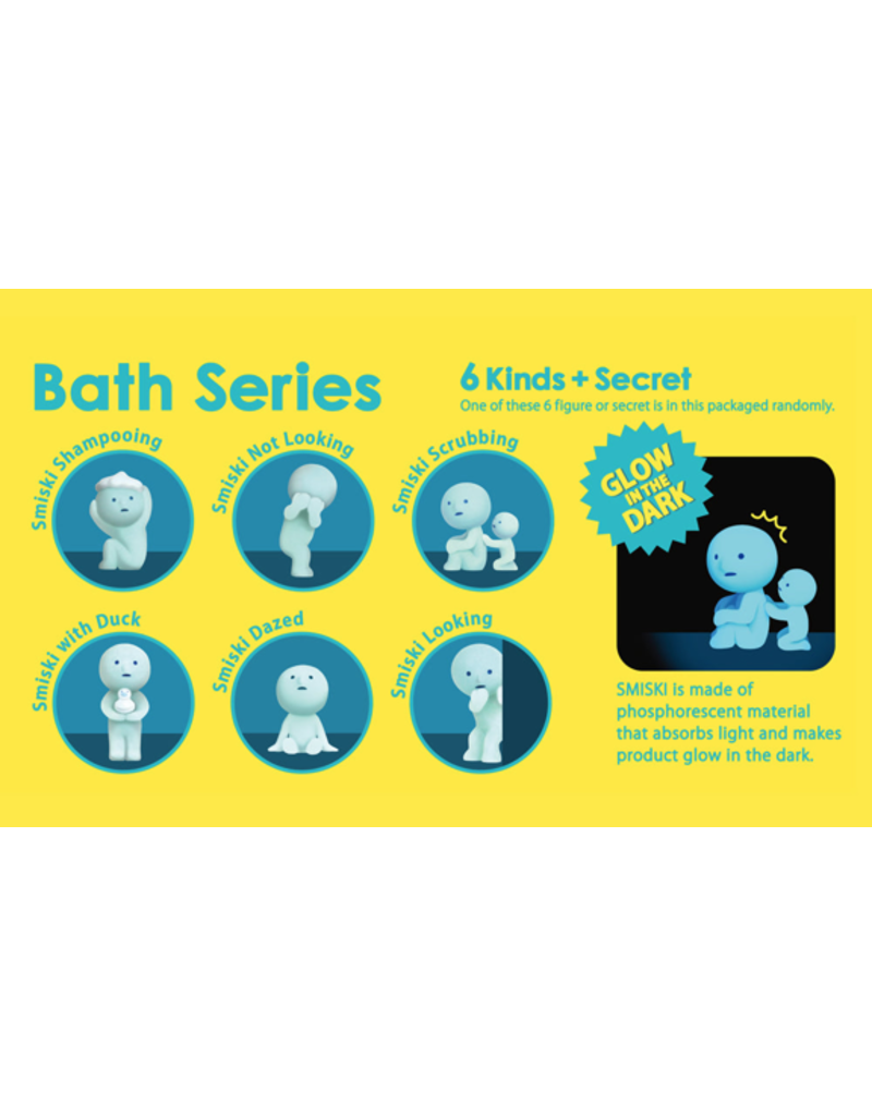 Dreams Smiski - Glow In The Dark - Bath Series (Assorted Styles, Sold Individually)