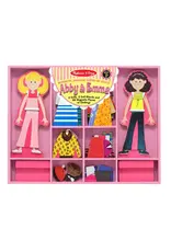 Melissa & Doug Pretend Play Abby and Emma Deluxe Wooden Dress Up Set
