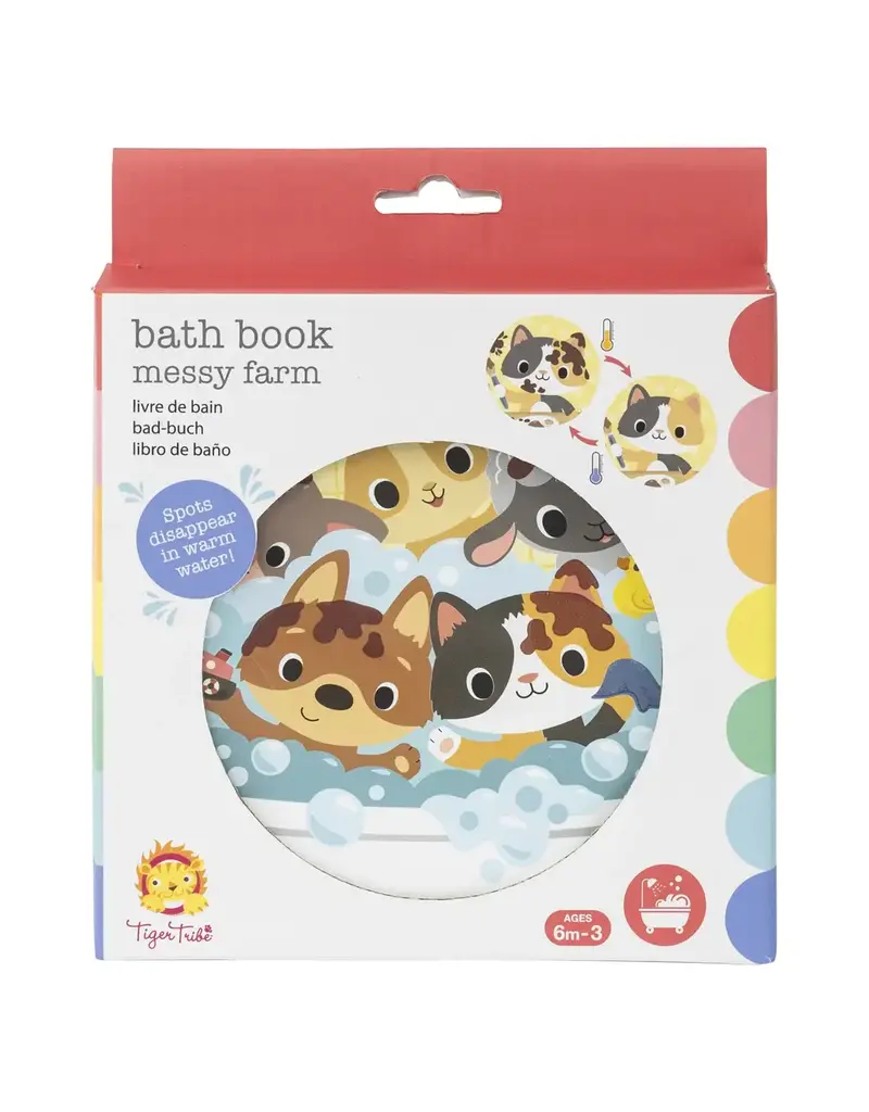 Tiger Tribe Bath Book - Messy Farm