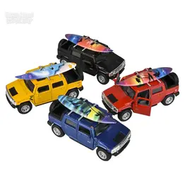 The toy network Die-Cast Pullback 2005 Hummer H2 SUT with Surfboard