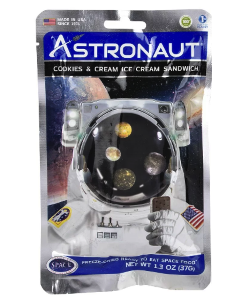 Toysmith Scientific Astronaut Cookies and Cream Ice Cream Sandwich